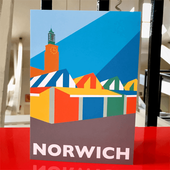 Rebecca Pymar Norwich Town Hall Greetings Card
